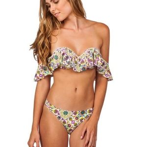 Radio Fiji Bikini Swimsuit Dharma Cabana Floral S Small New